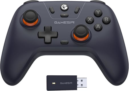GameSir Nova Lite Çoklu Platform Kablosuz Oyun Kumandası, PC, Steam, Switch, iOS ve Android Uyumlu Hall Effect 20Hz Turbo (Space Purple)