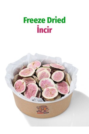 Dilim İncir Freeze Dried Dondurularak Kurutulmuş Meyve  Katkısız, Şekersiz, Doğal Atıştırmalık 150 Gr