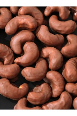 Çikolatalı Kaju 500 gr  Sütlü Çikolata Kaplı Kaju Fıstığı  Çikolatalı Kuruyemiş  Atıştırmalık