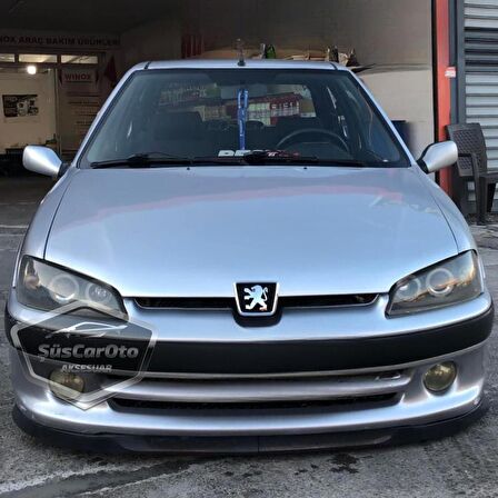 Peugeot 106 1991-2004 Uyumlu Üniversal Astra H lip Esnek Ön Lip 2 Parça Tampon Altı Dil Karlık Ön Ek