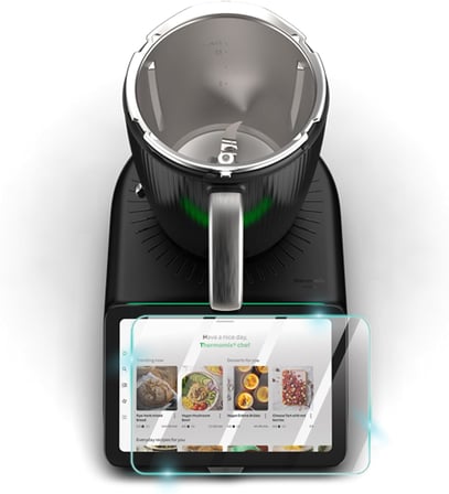 Vorwerk Thermomix TM7 Mutfak Şefi Gösterge Ekranı için 9H Nano ProActive Ekran Koruyucu