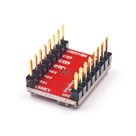A4988 1A Kırmızı Step Motor Sürücü (Soğutucu ile)