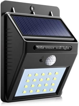 Chermik 20 Led'li Güneş Enerjili Hareket Sensörlü Bahçe Lambası
