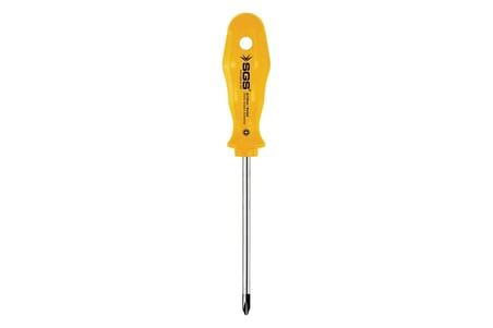 SGS Yıldız Tornavida, Sarı Seri, 3x80 mm, Krom Çelik Gövde, SGS1030