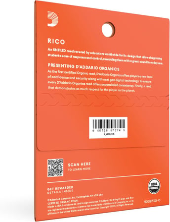 Rico by Eb-Altsaksafon Yapıcı | Yüksek Hassas Üretim | Kalınlık 1,5 | 3'lü Paket | Sıcak Tam Ses | Hoş Oyun hissi