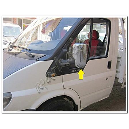 WOC Chrome Ford Transit Krom Ayna Kapağı 2003-2013 2 Parça Abs Krom