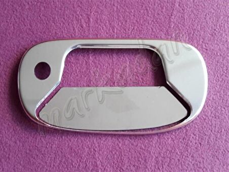 WOC Chrome Fiat Doblo Krom Bagaj Açma 2000-2012 2 Parça Paslanmaz Çelik