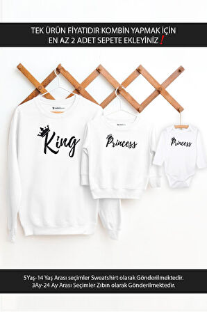 King Princess Baba Kız (TEK ÜRÜN FİYATIDIR KOMBİN YAPMAK İÇİN EN AZ 2 ADET SEPETE EKLEYİNİZ)