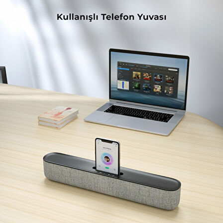 Lecoo DS108 Kablosuz Bluetooth 10W Soundbar Taşınabilir Stereo Hoparlör