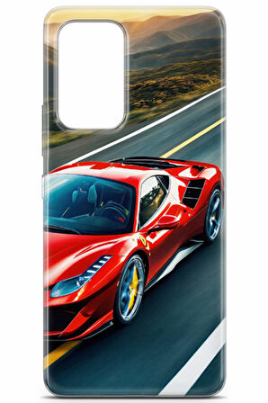 Samsung Galaxy A53 5G uyumlu Otomoto 25 UV Tasarım Kırmızı Ferrari