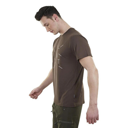 Alpinist Baseline Ultra Dry Erkek T-Shirt Kahve XXL (600612)