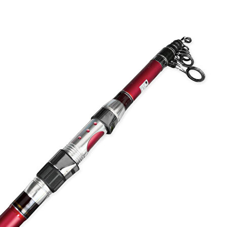 Teleskopik Karbon Surf Olta Kamışı - Protackle Redmark - 390cm - 100/200 Gr