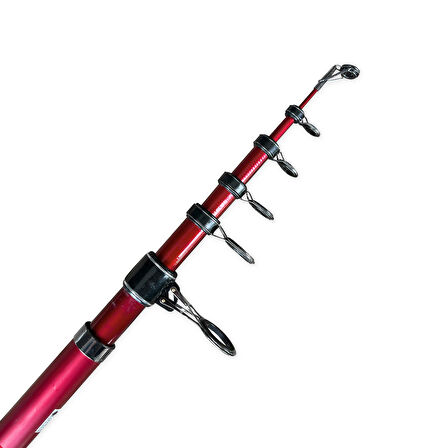 Teleskopik Karbon Surf Olta Kamışı - Protackle Redmark - 390cm - 100/200 Gr