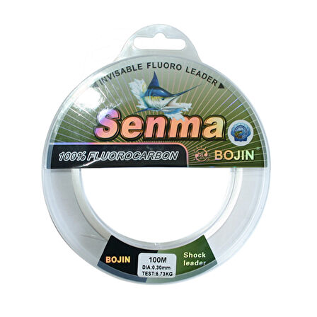 Bojin Senma %100 Fluorocarbon Misina 100 mt 0.30 mm