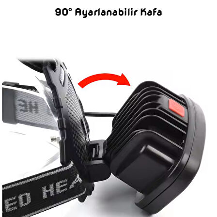 Panther USB Şarjlı Kafa Lambası PT-5970