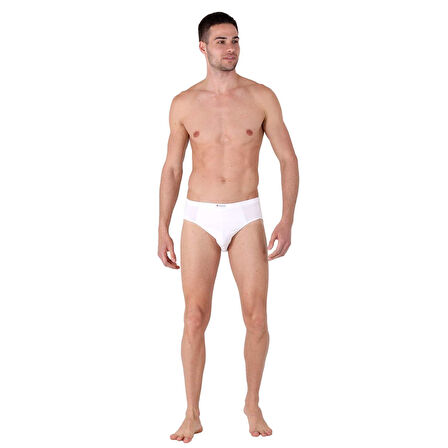 Bambu Erkek Slip Short - Thermoform - Beyaz