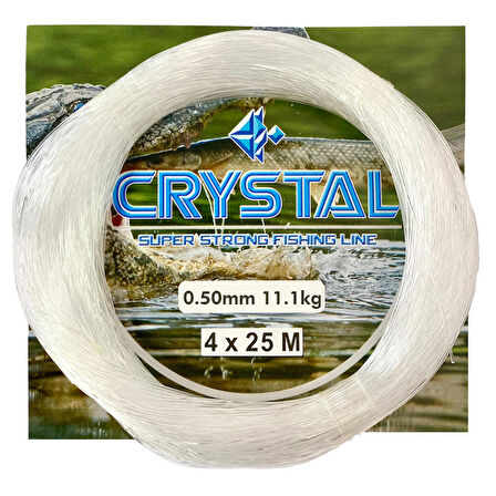 Cyrstal Beyaz Poşet Misina 0.50 mm