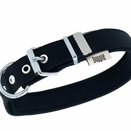 Doggie Konfor Dokuma Boyun Tasması Kırmızı 2.5*37-45 cm (DSBT-2510 M)