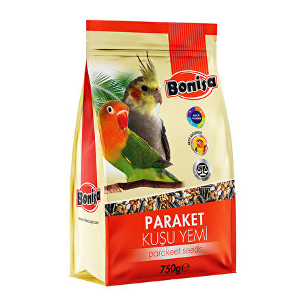 Bonisa Parakeet Kuş Yemi 750 Gr