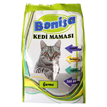 Bonisa Gurme Kedi Maması 700 Gr