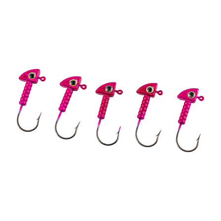 Jighead - Zoka - Kurşunlu Olta İğnesi - (XH-A 06) - Pembe - 7 Gr