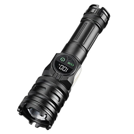 Şarj Edilebilir Zoomlu El Feneri - Wison - 2500 Lümen - 25 Watt