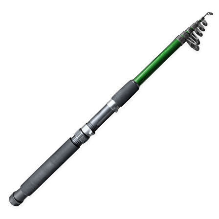 Teleskopik Olta Kamışı - Protackle Azur - 300cm - 40/80 Gr - Yeşil