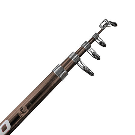 Teleskopik Olta Kamışı - Protackle Beacon - 350cm - 60/120 Gr - Kahve