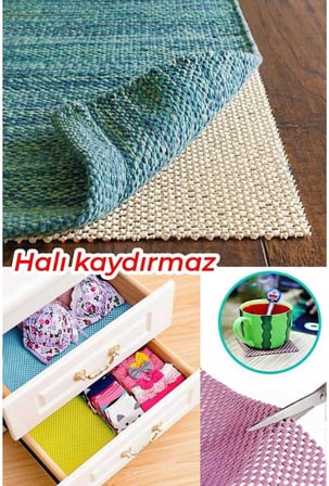Halı Kaydırmaz Rulo, Yüksek Kaliteli Kauçuk Malzeme, Evrensel Uyum, Kolay Kurulum,Lateks Kaydırmaz Mat,Halı Ve Kilimler İçin Kaydırmaz Halı Matı