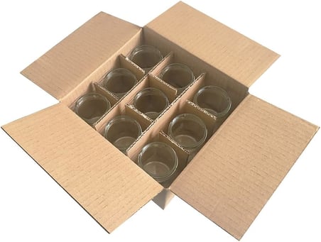 Afracam 300 ml Şeffaf Konserve Cam Kavanoz Metal Siyah Kapaklı 6 Adet (300 cc)