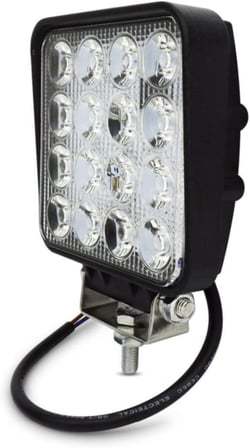 4 Adet 16 Ledli Off Road Çalışma Ve Sis Lambası 48watt 12 &amp; 24 Vo