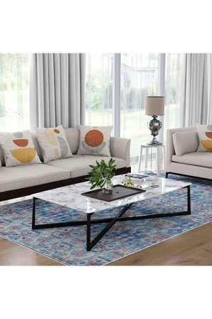 Kaymaz Taban Yıkanabilir Halı – Mutfak, Salon, Yatak Odası için Modern Dijital Baskı Halı (SLNHALI39