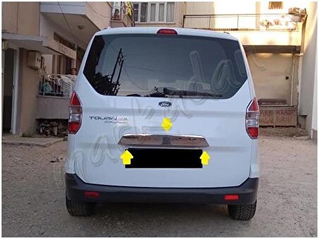 WOC Chrome Ford Tourneo Courier Krom Bagaj Çıtası 2014 Sonrası Paslanmaz Çelik