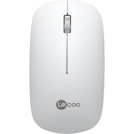 Lecoo Kablosuz Optik Mouse Beyaz 1600 Dpı