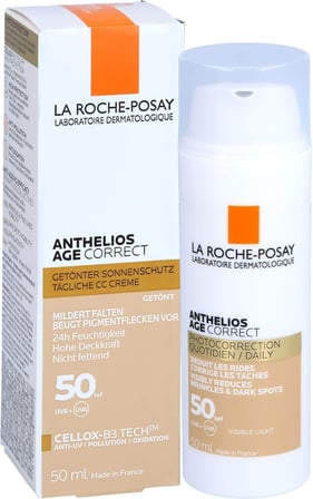 La Roche-Posay Anthelıos Age Correct Tinted Cream Uv Kaynaklı Yaşlanma Karşıtı Renkli Güneş Koruyuculu Krem (50 ml)