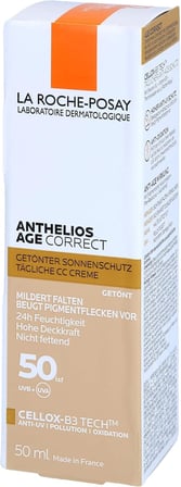 La Roche-Posay Anthelıos Age Correct Tinted Cream Uv Kaynaklı Yaşlanma Karşıtı Renkli Güneş Koruyuculu Krem (50 ml)
