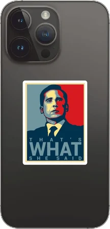 The Office Tasarımlı Dekoratif Laptop Notebook Tablet Telefon Sticker Set 010