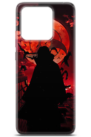 Xiaomi Redmi 10c uyumlu Anime 27 Arka Kapak Naruto itachi Uchiha