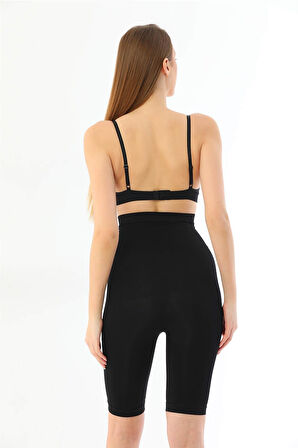 SİYAH MI 2037 Yüksek Bel Uzun Paçalı Özel Korse