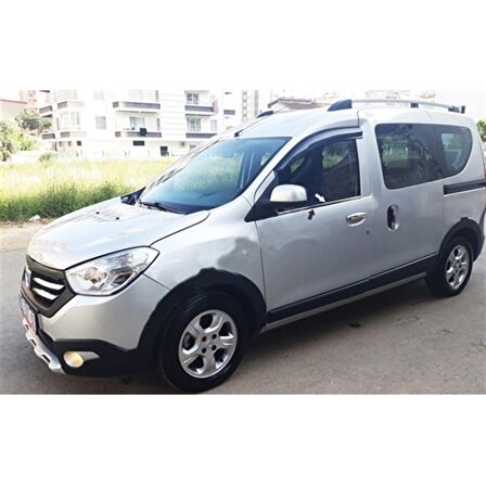 WOC Chrome Dacia Dokker Krom Cam Çıtası 2012 Sonrası 2 Parça Paslanmaz Çelik