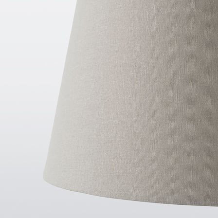 Abajur Başlığı, Açık Gri, 19 cm