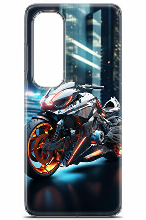 Xiaomi Mi 10S uyumlu Otomoto 6 Baskılı Kapak Tron Motor
