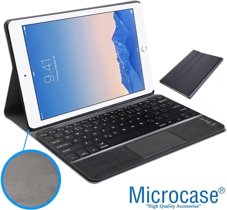 iPad Air 2 Bluetooth Touchpad Klavye + Standlı Kılıf - BKK5