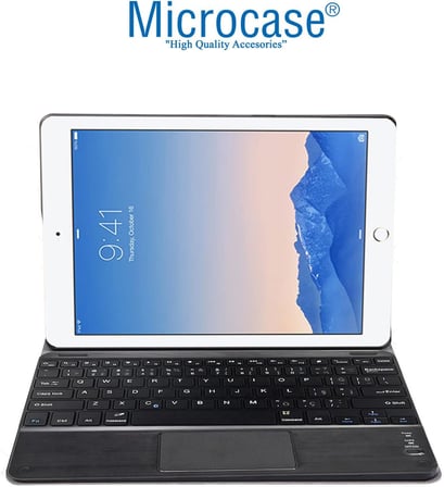iPad Air 2 Bluetooth Touchpad Klavye + Standlı Kılıf - BKK5