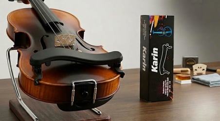 Karin Keman Omuz Yastığı, 4/4-3/4-1/2 Boy, Ayarlanabilir, Hafif Gövde, Öğrenci ve Profesyoneller İçin Konforlu Tasarım