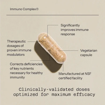 quality of life Immuno Complex With AHCC and Pureway-C 30 Veg Capsules