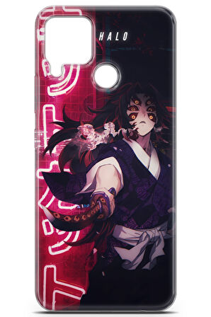 Realme C15 uyumlu Manga 27 HD Baskı Kokushibou Demon