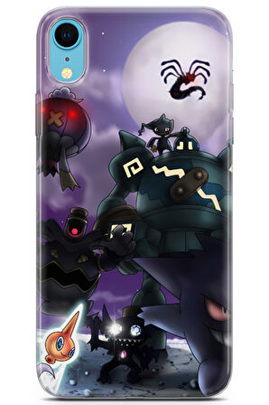 Apple iPhone XR uyumlu Pokemon 13 Soft Silikon Gengar Pokemon