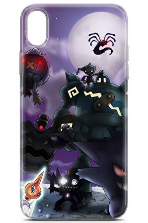Apple iPhone XR uyumlu Pokemon 13 Soft Silikon Gengar Pokemon