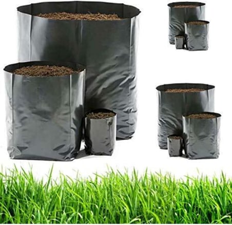Fidan Poşeti 17x30 cm 5 kg 225 Adet Fidan Torbası Fidan Yetiştirme Poşeti